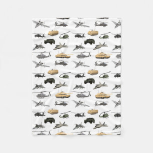 Couverture Polaire Motif militaire américain