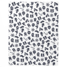 Motif moderne de Noël sans couture