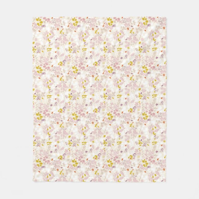 Couverture Polaire motif montrant les animaux lunatiques (Devant)