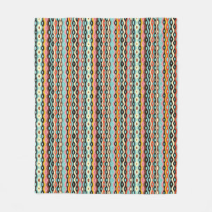 Couverture Polaire Motif multicolore abstrait