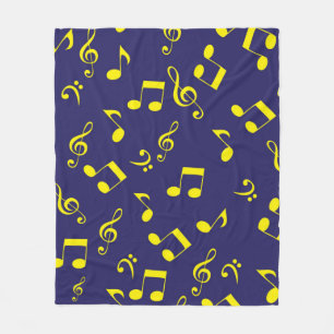 Couverture Polaire Motif musical