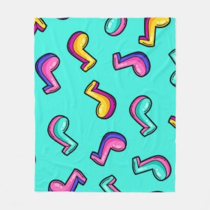 Couverture Polaire Motif musical