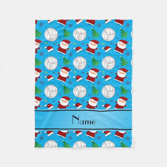 Couverture Polaire Motif nommé fait sur commande de Noël de (Devant)