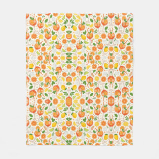 Couverture Polaire Motif Orange Spritz Cocktails d'été Aperitif Itali