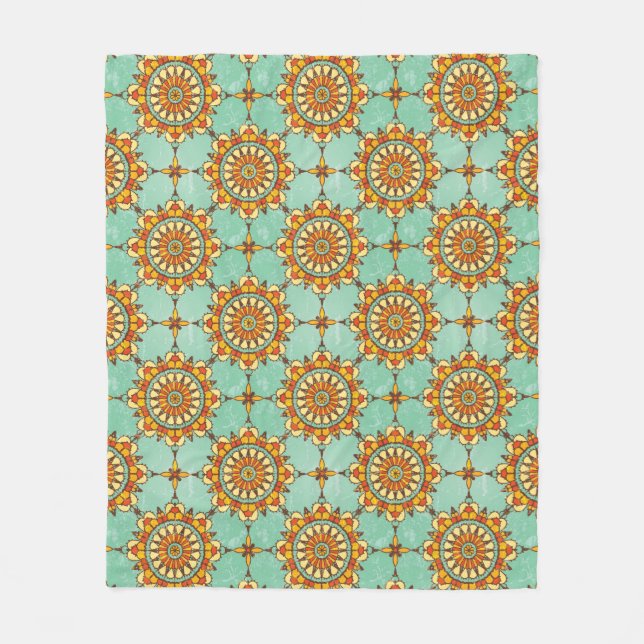 Couverture Polaire Motif ornemental (Devant)