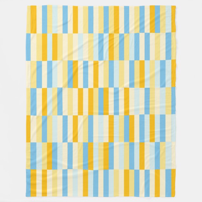 Couverture Polaire Motif patchwork couleur 131214c (Devant)