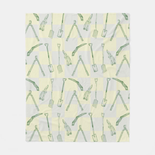 Couverture Polaire Motif paysager (Devant)