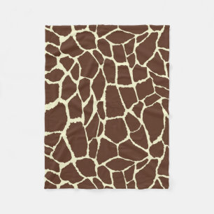 Couverture Polaire Motif Peau de girafe