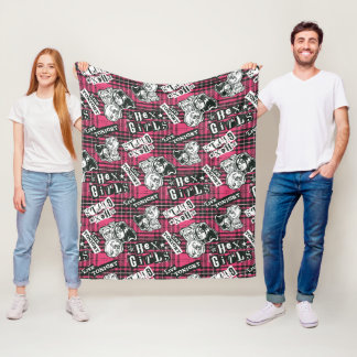 Couverture Polaire Motif Plaid Des Filles Hex
