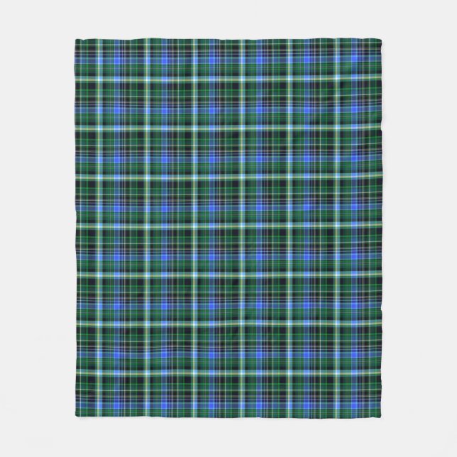 Couverture Polaire Motif plaid sans couture. Motif de tissu. Textureb (Devant)