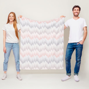 Couverture Polaire Motif pointillé par polka de crête de montagne