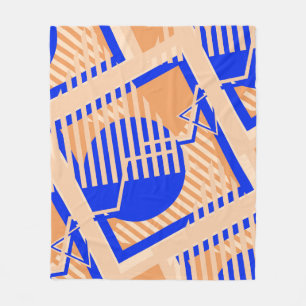 Couverture Polaire Motif Pop Art sans soudure. Texture couleur Abstra