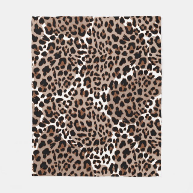 Couverture Polaire motif poster de animal (Devant)