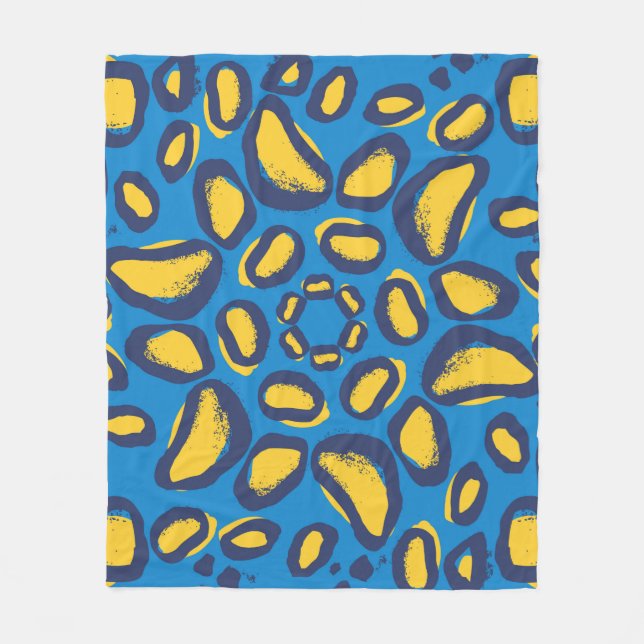 Couverture Polaire Motif poster de animal Leopard (Devant)