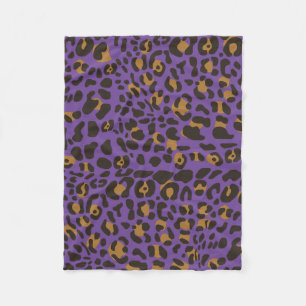 Couverture Polaire Motif Poster de animal Leopard Jaguar