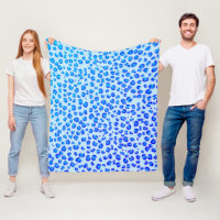 Motif Poster de animal moderne bleu violet