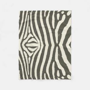 Couverture Polaire Motif Poster de animal Zebra Stripe