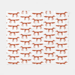 Couverture Polaire Motif Red Fox