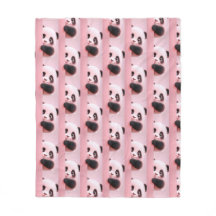 Motif rose Panda