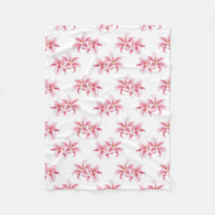 Couverture Polaire Motif rose Stargazer Lys
