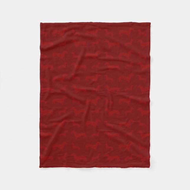 Couverture Polaire Motif rouge mignon (Devant)