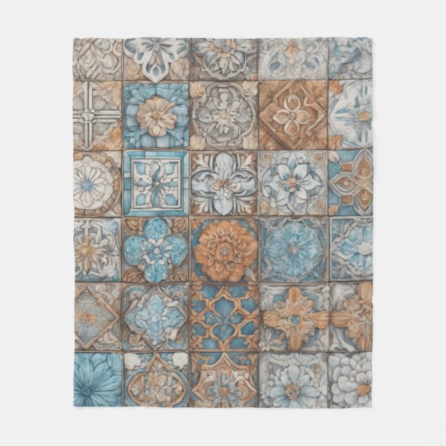 Couverture Polaire Motif Royals Art  (Devant)