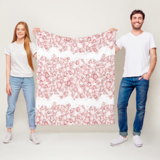 Couverture Polaire motif sans couture aquarelle présentant de nombreu