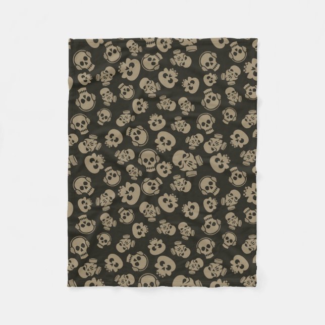 Couverture Polaire Motif sans couture Épouvantable E (Style : 3) (Devant)