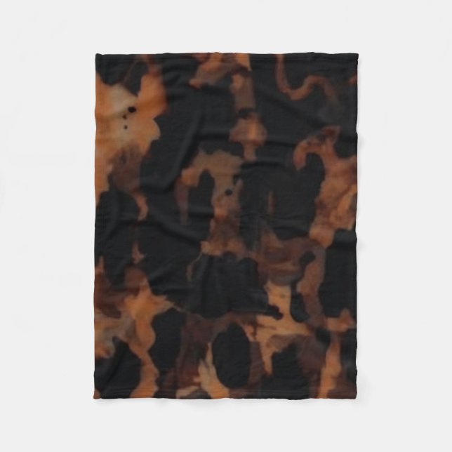 Couverture Polaire Motif sans fil Tortoiseshell, Chic TortoiseShell (Devant)