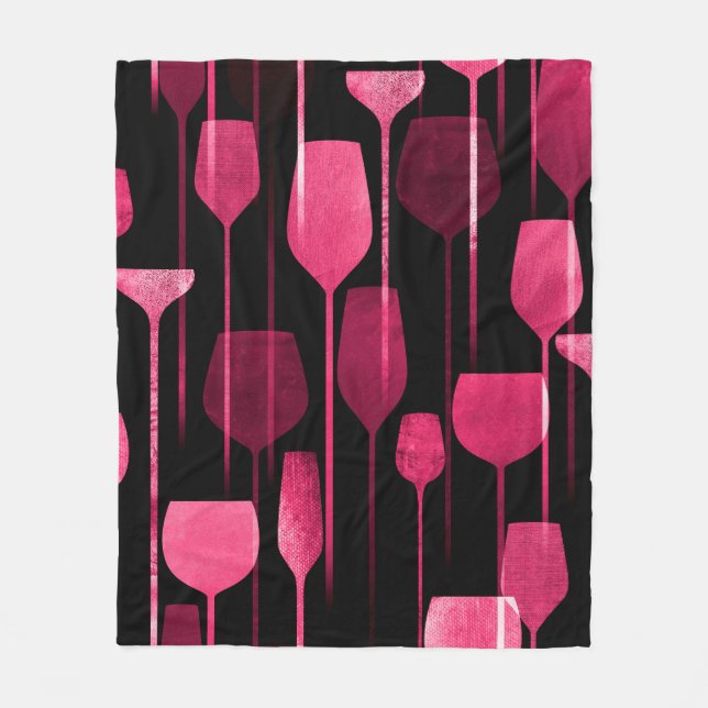 Couverture Polaire Motif sans soudure (Devant)
