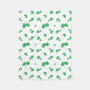 Couverture Polaire Motif Shamrock irlandais vert dégradé