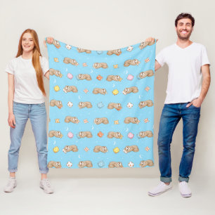 Couverture Polaire Motif somnolent de paresse de temps