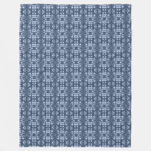Couverture Polaire Motif Tao abstrait élégant dans des nuances de ble