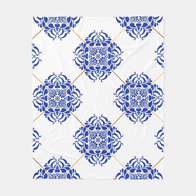 Couverture Polaire Motif traditionnel espagnol sans couture. Cérami e (Devant)