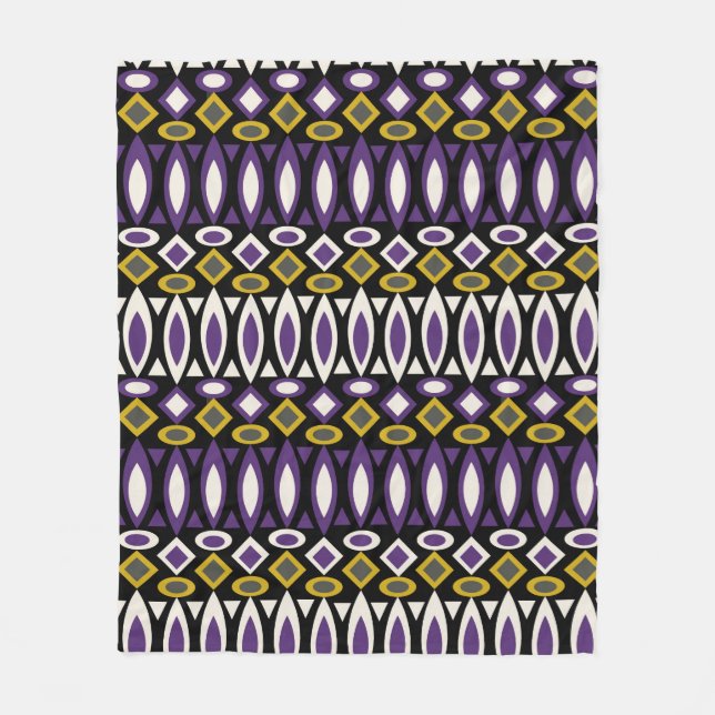 Couverture Polaire Motif tribal (Devant)