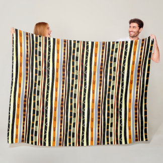 Couverture Polaire Motif tribal africain