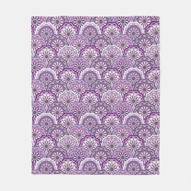 Couverture Polaire Motif vintage (Devant)