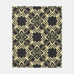 Couverture Polaire motif vintage carrelage moderne. Art déco se Abstr