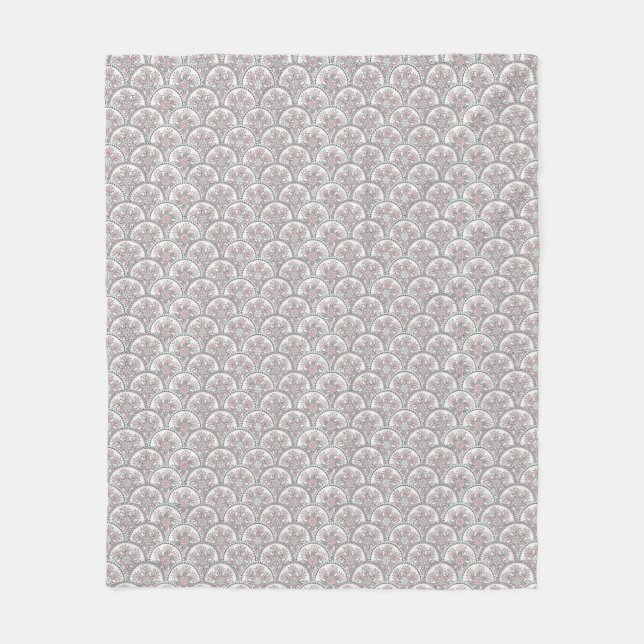 Couverture Polaire Motif vintage de Centle (Devant)