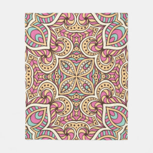 Couverture Polaire Motif vintage sans couture. Elément décoratif vi