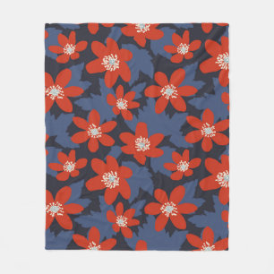 Couverture Polaire Motif vintage sans faille dans le style scandinave