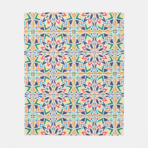 Couverture Polaire motif vintage sans soudure, basé sur la méthode tr