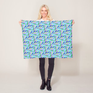 Couverture Polaire Motif Wisps coloré