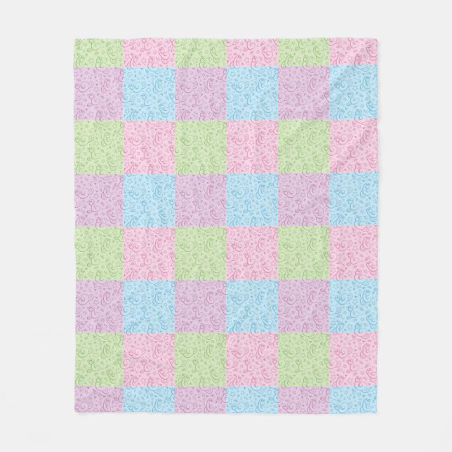 Couverture Polaire motifs avec des serpents (Devant)