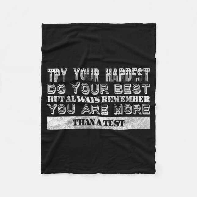 Couverture Polaire Motivation de jour pour enseignant (Devant)