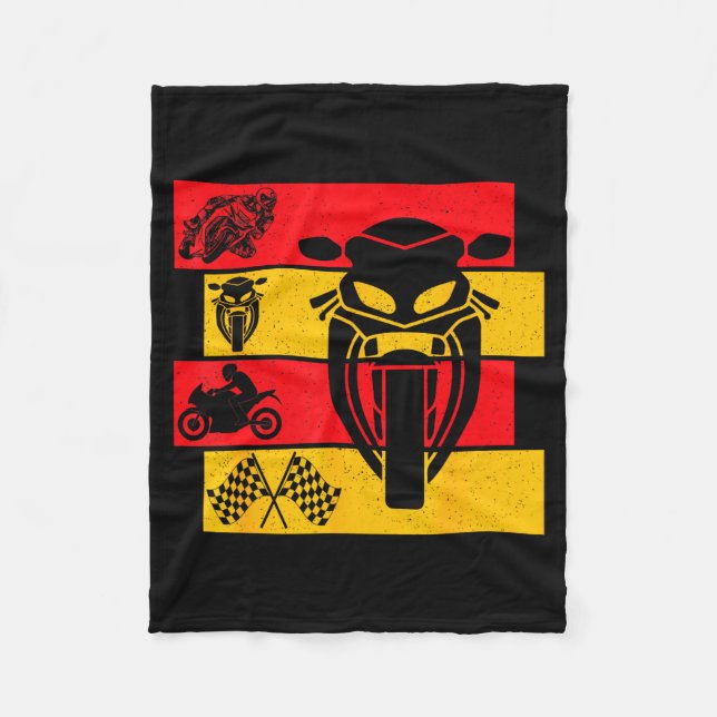 Couverture Polaire Moto Gp Motorcycle Gp Racing Motorcycles Biker Boy (Devant)