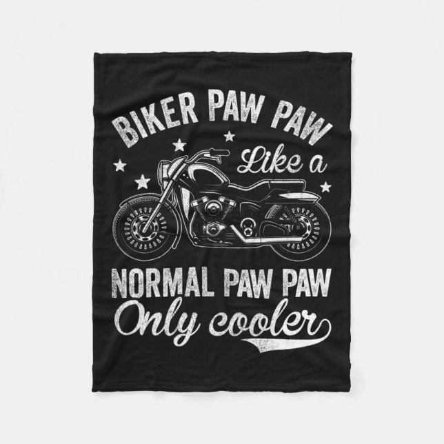 Couverture Polaire Moto vintage S Hommes (Devant)