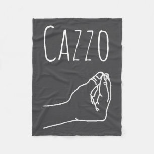 Couverture Polaire Mots de Cazzo en italien Citation drôle Cadeau Ita