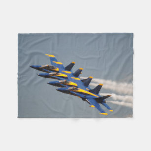 Couverture Polaire Mouche à dormir avec les anges bleus