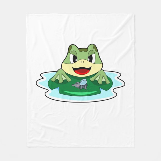 Couverture Polaire Mouche de grenouille (Devant)
